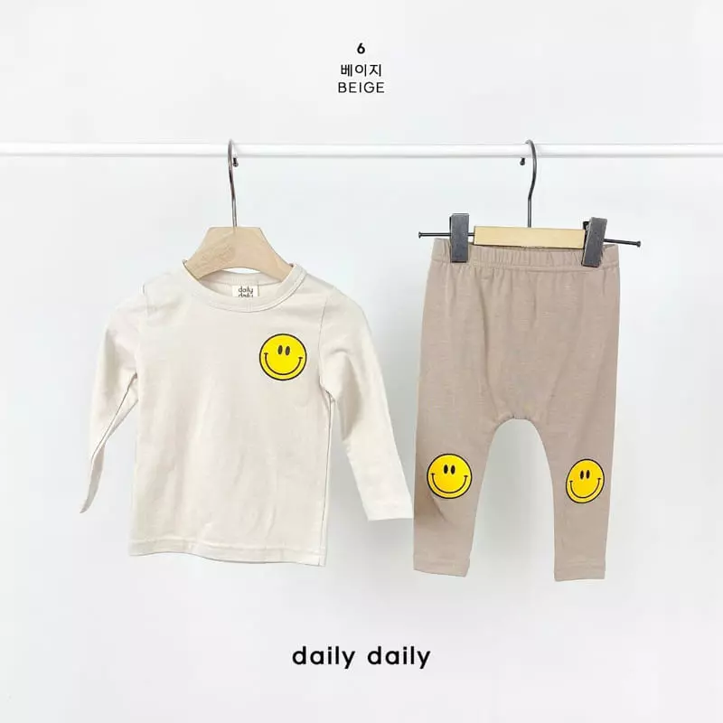 Daily Daily - Korean Children Fashion - #kidsshorts - Dandan Bear Smile Day Homewear - 6