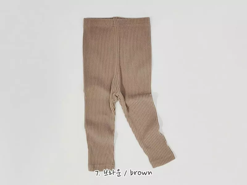 Daily Daily - Korean Children Fashion - #kidsshorts - Kid Rin Fleece Leggings - 7