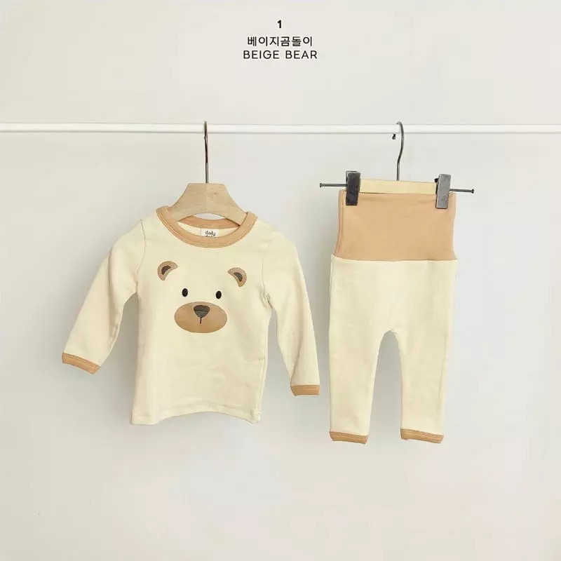 Daily Daily - Korean Children Fashion - #kidsstore - Dailt Bebe  Animal Homewear - 3