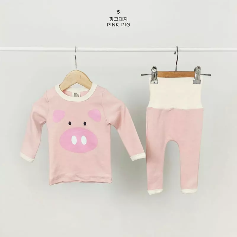 Daily Daily - Korean Children Fashion - #magicofchildhood - Dailt Bebe  Animal Homewear - 7