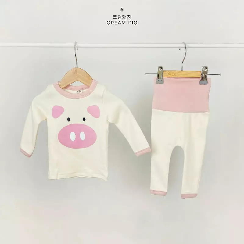 Daily Daily - Korean Children Fashion - #minifashionista - Dailt Bebe  Animal Homewear - 8