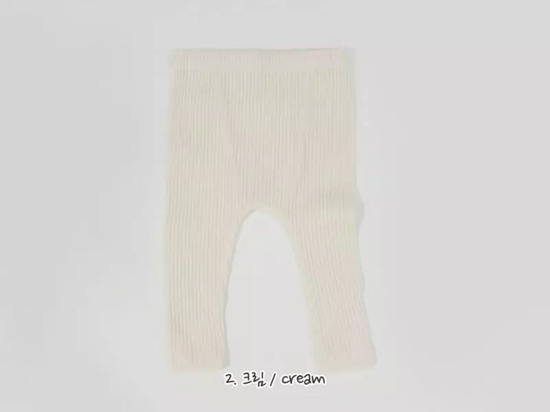 Daily Daily - Korean Children Fashion - #minifashionista - Rib Bebe Fleece Leggings