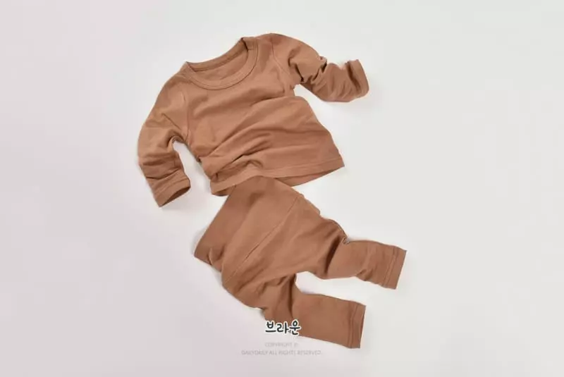 Daily Daily - Korean Children Fashion - #todddlerfashion - Nature Modal Homewear - 6