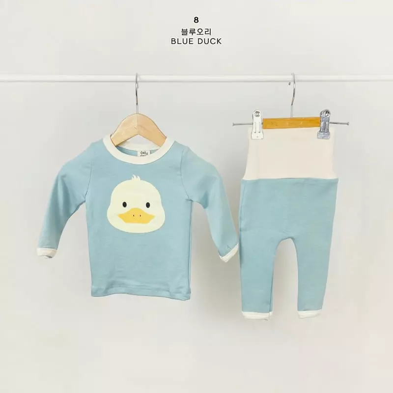 Daily Daily - Korean Children Fashion - #todddlerfashion - Dailt Bebe  Animal Homewear - 10