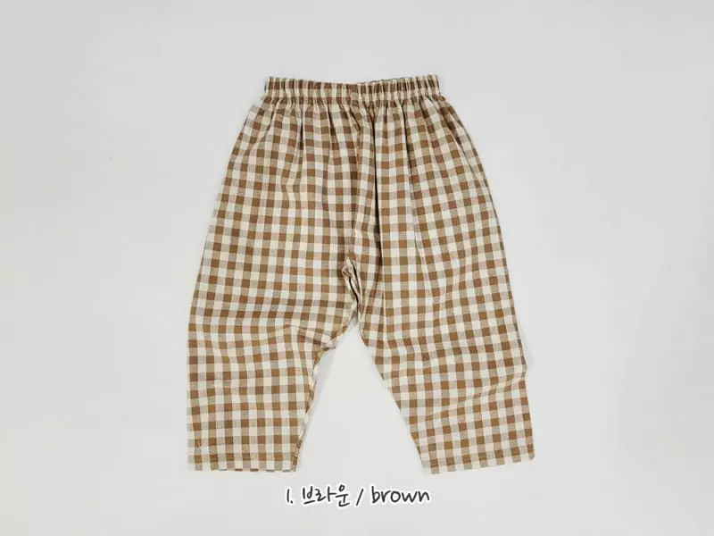 Daily Daily - Korean Children Fashion - #todddlerfashion - Ckid Check Morden Pants