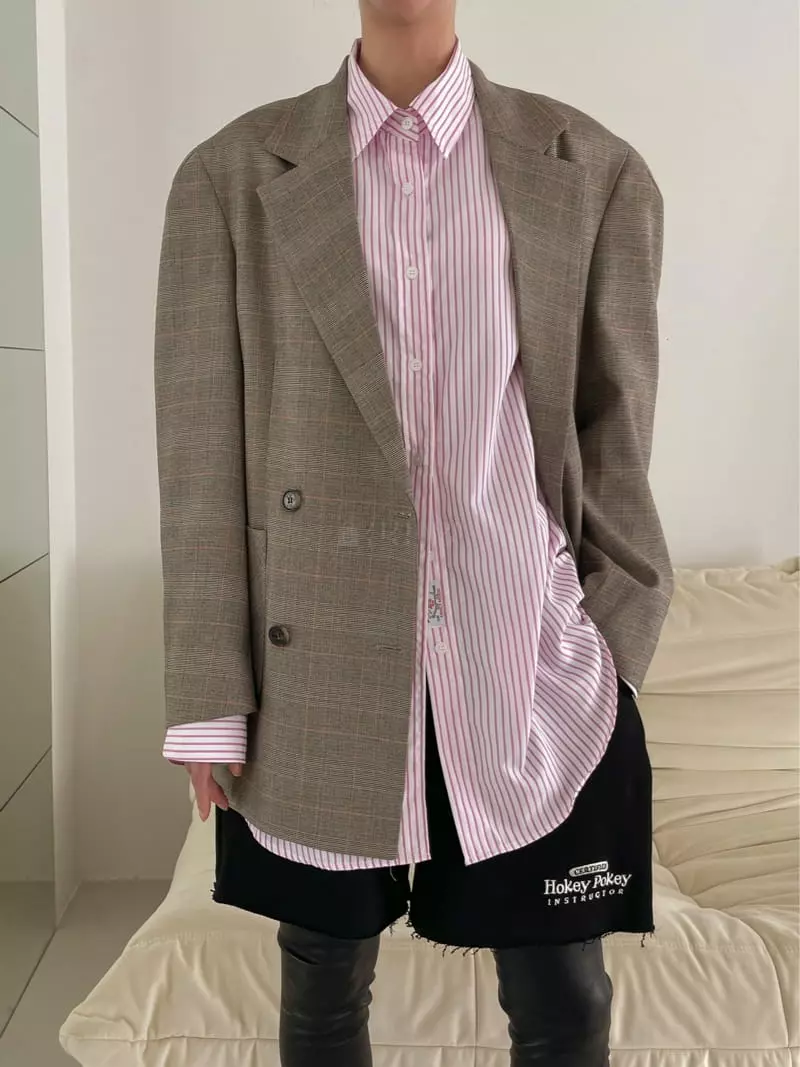 Dailyjud - Korean Women Fashion - #womensfashion - Stripes Color Shirt - 4