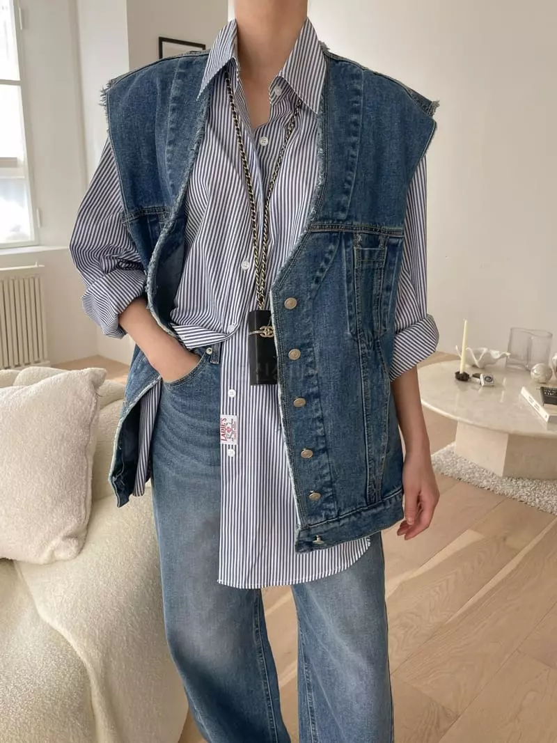 Dailyjud - Korean Women Fashion - #momslook - Stripes Color Shirt - 8