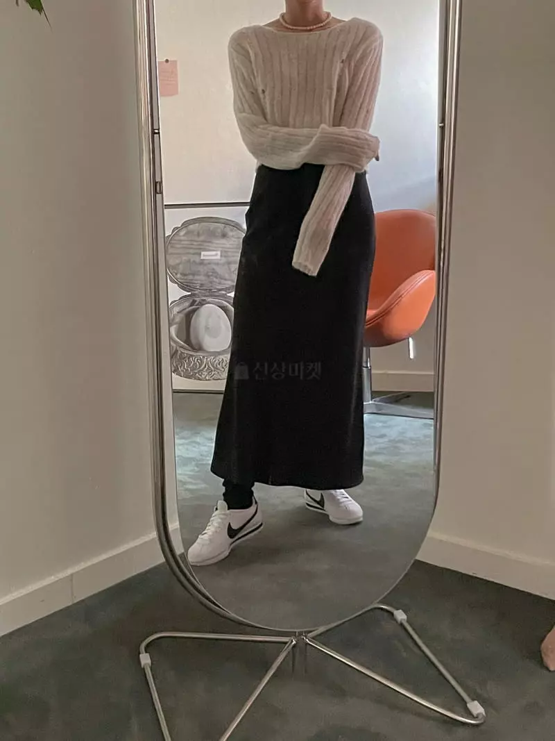 Dailyjud - Korean Women Fashion - #womensfashion - Shatin Whole Skirt - 4