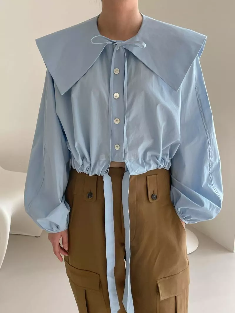 Dailyjud - Korean Women Fashion - #momslook - Sailor Blouse