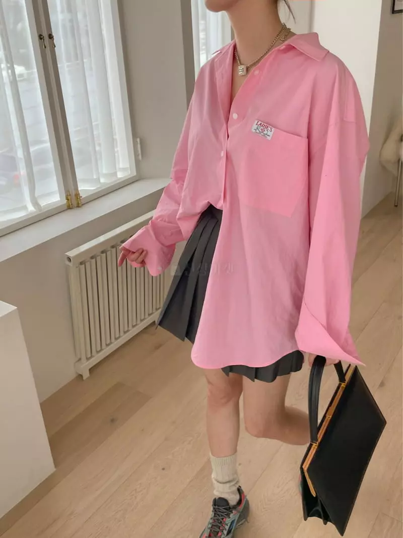 Dailyjud - Korean Women Fashion - #momslook - Color Lavel Shirt - 11