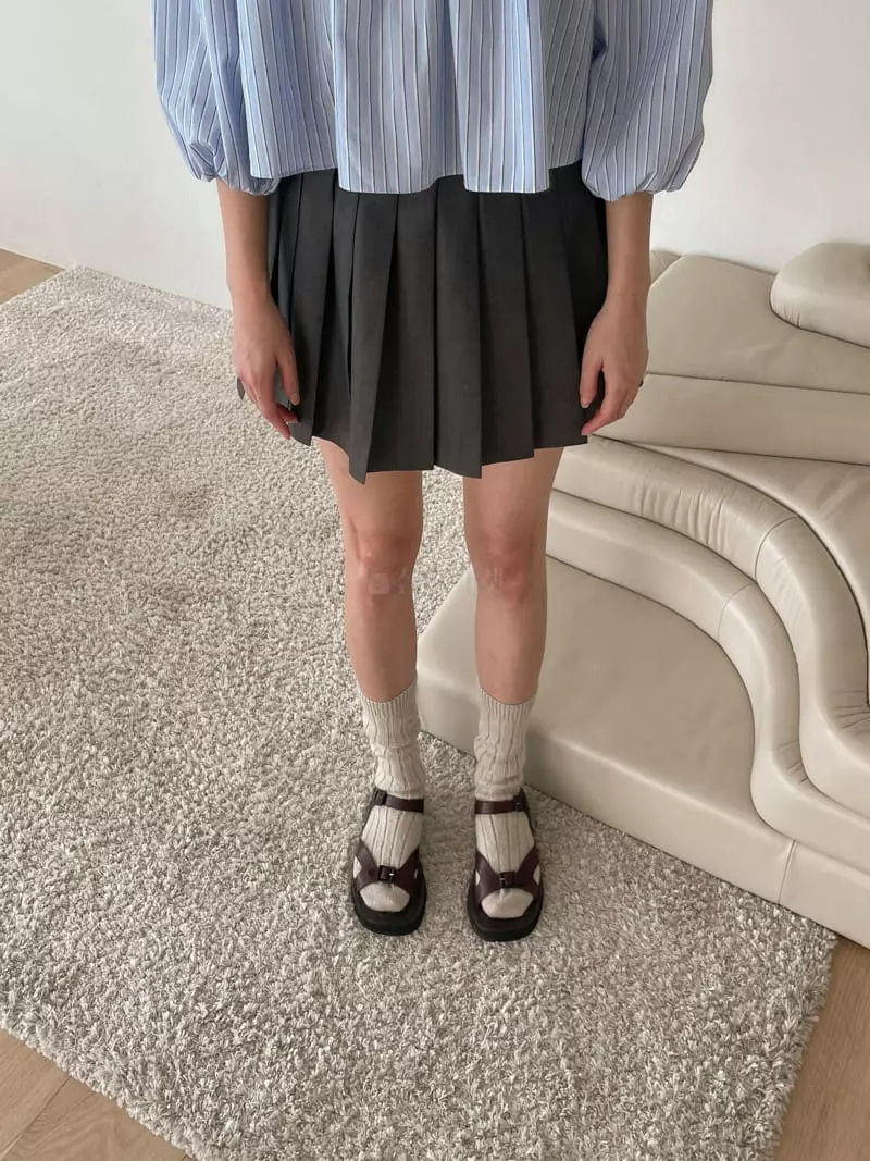 Dailyjud - Korean Women Fashion - #pursuepretty - Wrinkle Mini Short Skirt - 7