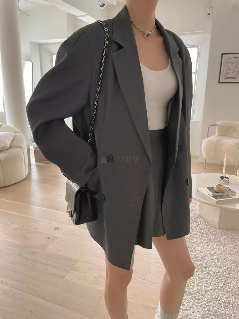 Dailyjud - Korean Women Fashion - #romanticstyle - Check Box Jacket - 7
