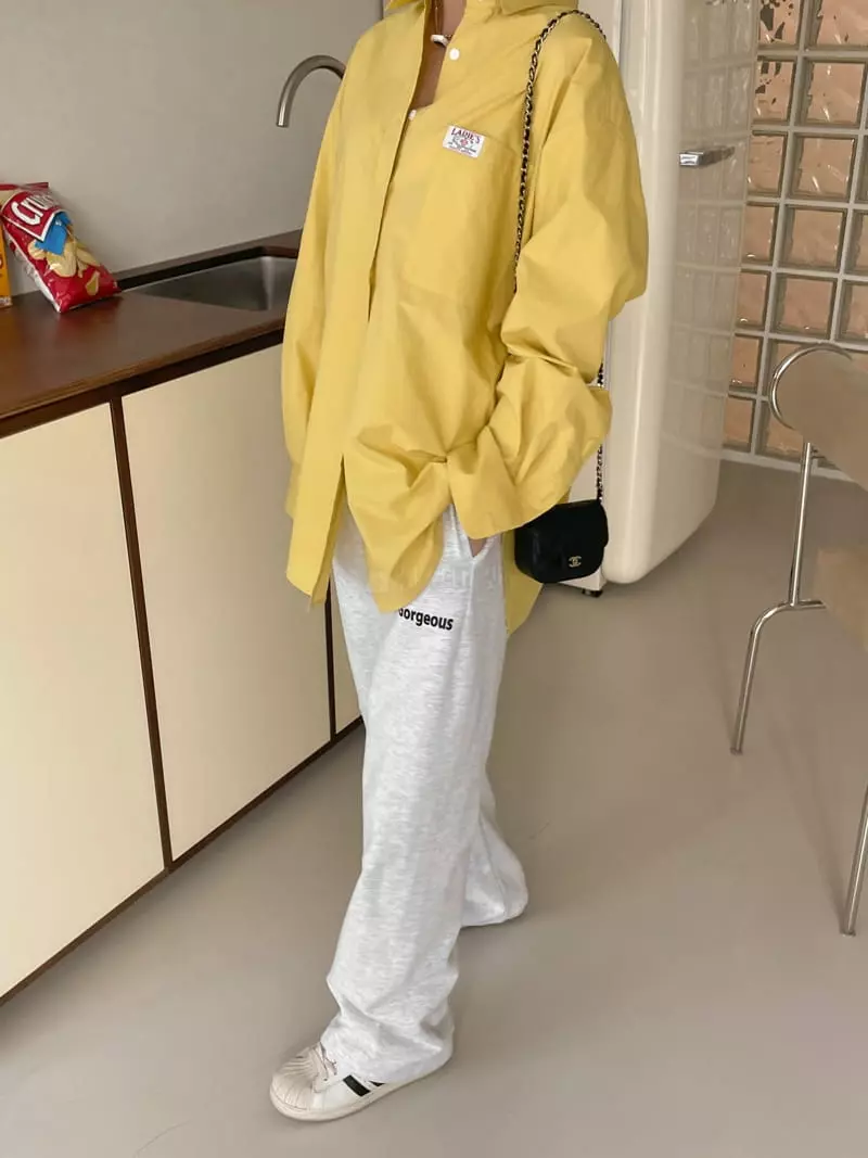 Dailyjud - Korean Women Fashion - #thatsdarling - Color Lavel Shirt - 7
