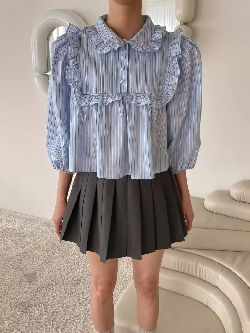 Dailyjud - Korean Women Fashion - #vintagekidsstyle - Wrinkle Mini Short Skirt - 6
