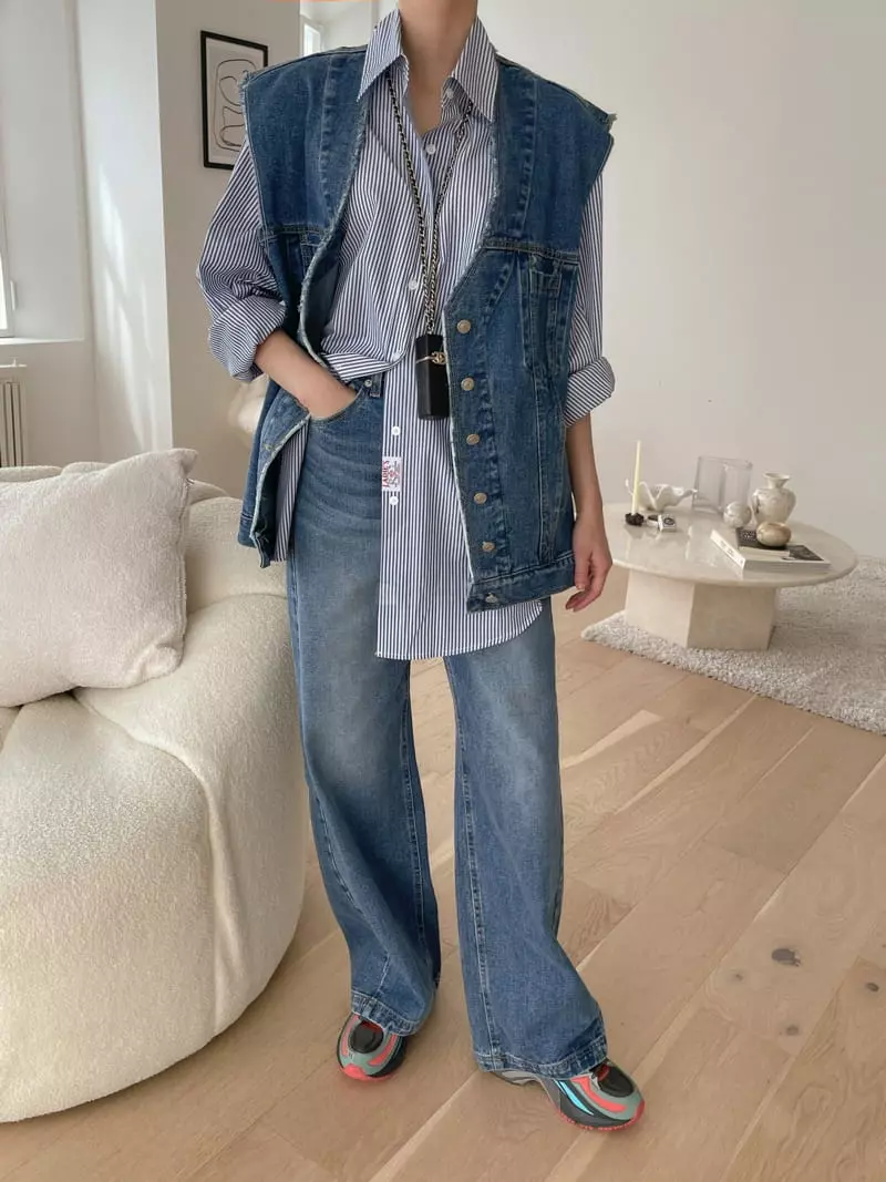 Dailyjud - Korean Women Fashion - #womensfashion - Stripes Color Shirt - 7