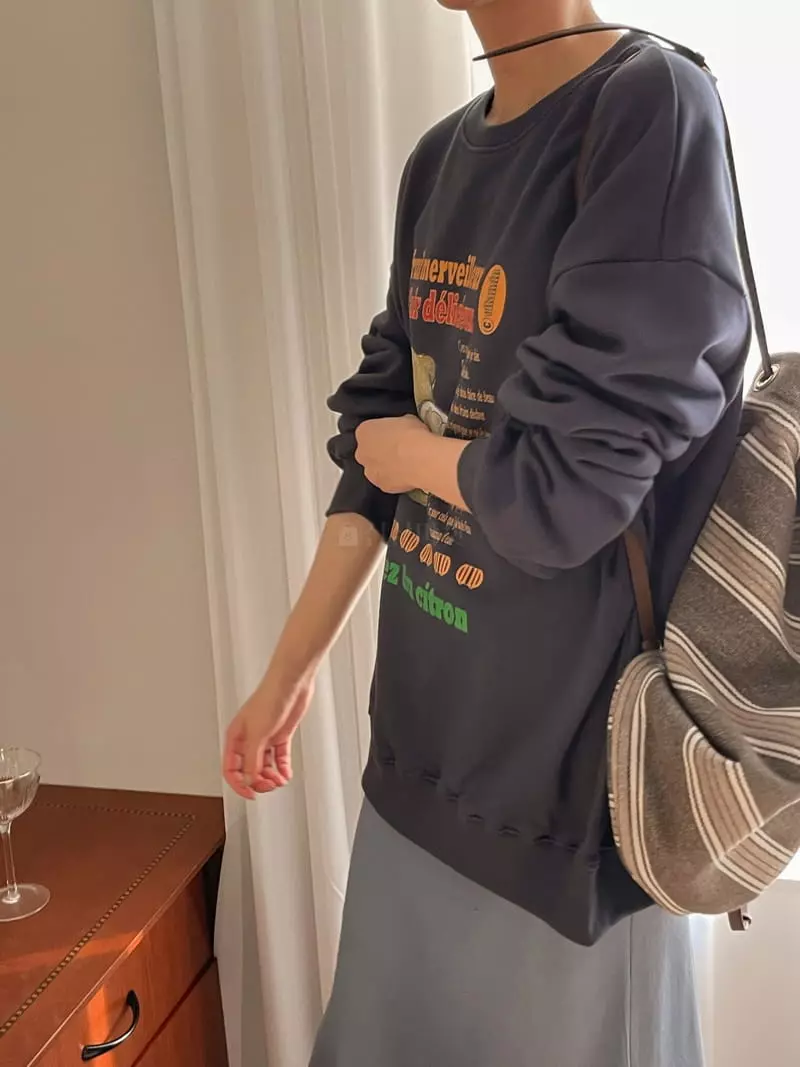 Dailyjud - Korean Women Fashion - #womensfashion - Lemon Sweatshirt - 2