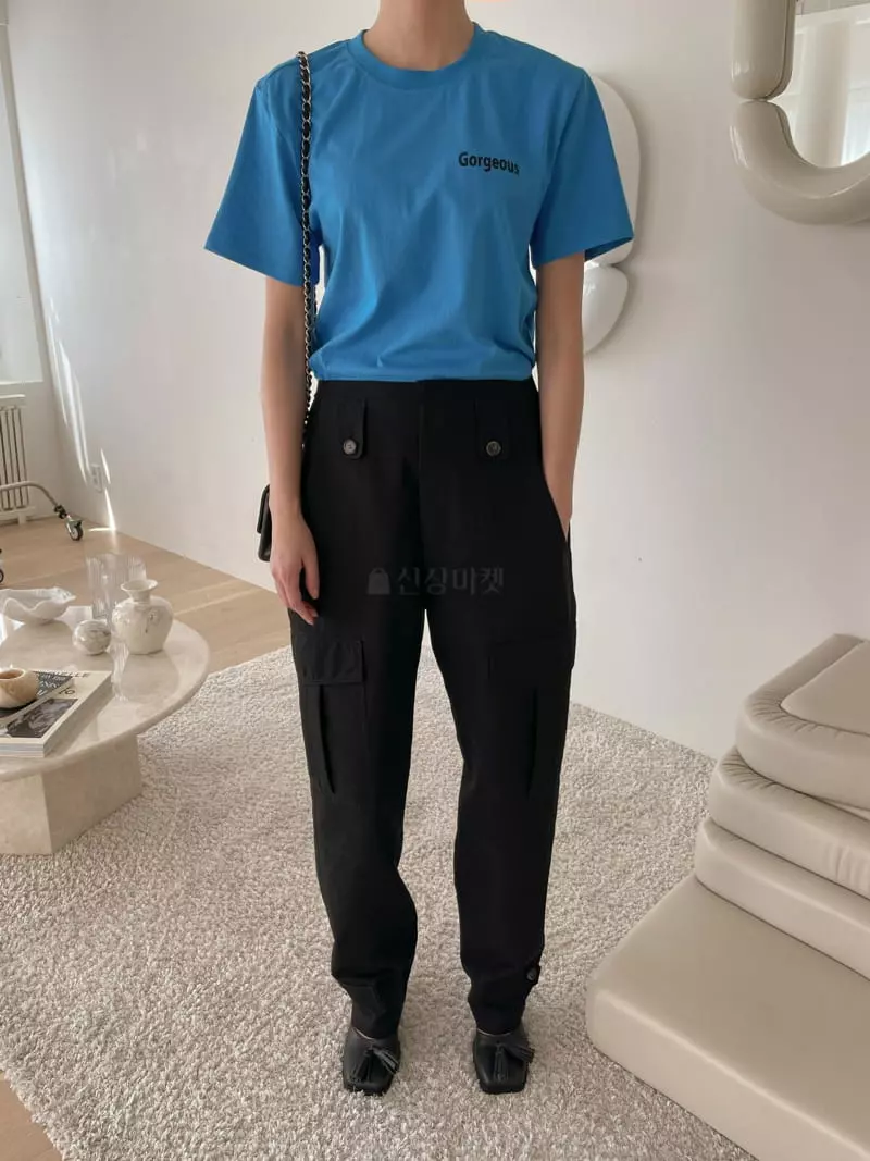 Dailyjud - Korean Women Fashion - #womensfashion - Mid Lights Cargo Pants - 12