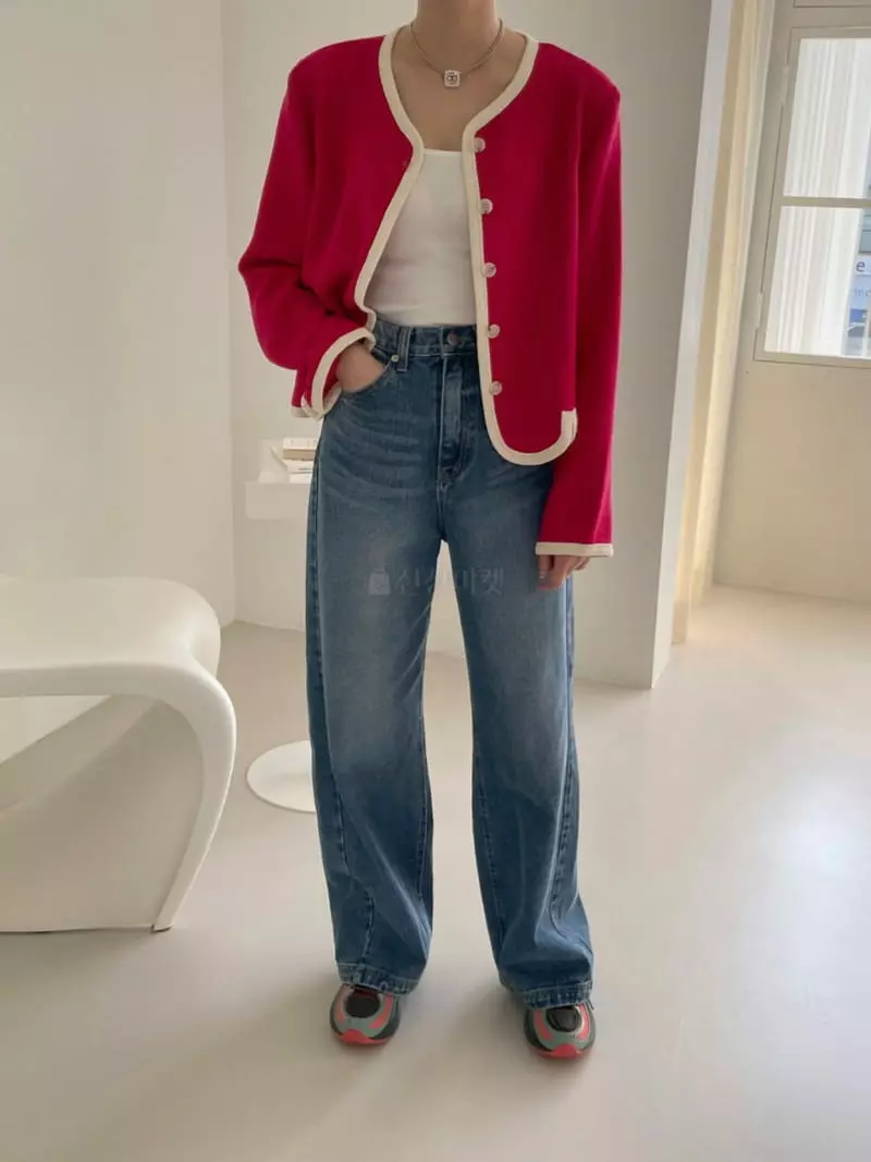 Dailyjud - Korean Women Fashion - #womensfashion - Middle Wide Jeans - 5