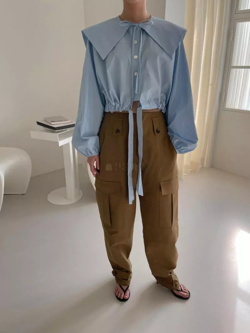 Dailyjud - Korean Women Fashion - #womensfashion - Sailor Blouse - 2