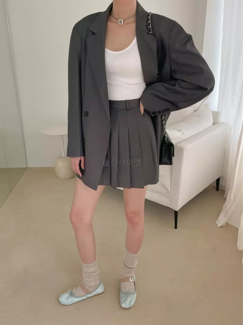 Dailyjud - Korean Women Fashion - #womensfashion - Check Box Jacket - 12