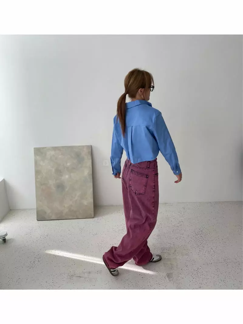 Dan - Korean Women Fashion - #momslook - Pink Jeans - 7