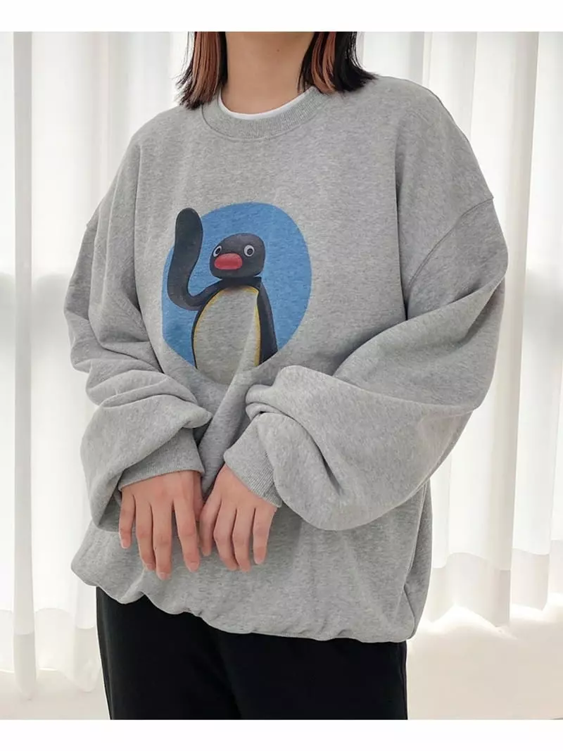 Dan - Korean Women Fashion - #momslook - Pinku Sweatshirt - 2
