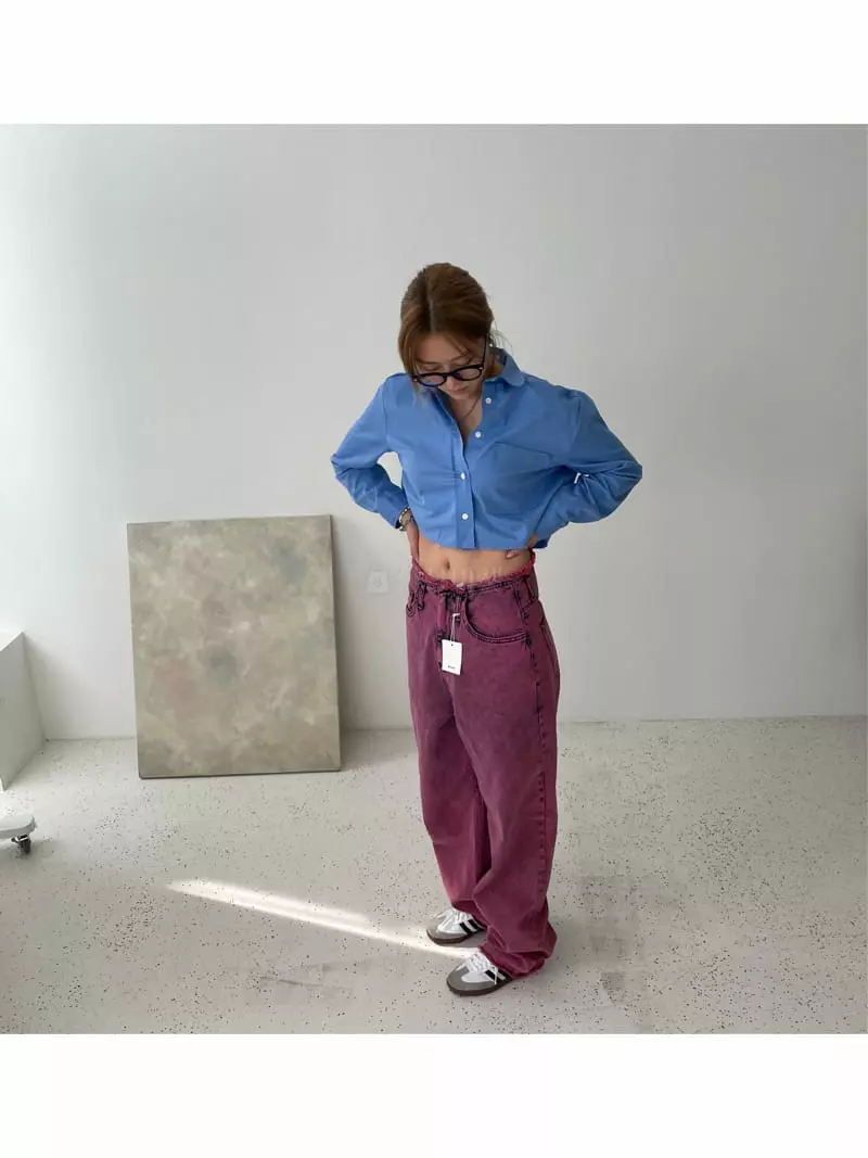 Dan - Korean Women Fashion - #womensfashion - Pink Jeans - 6