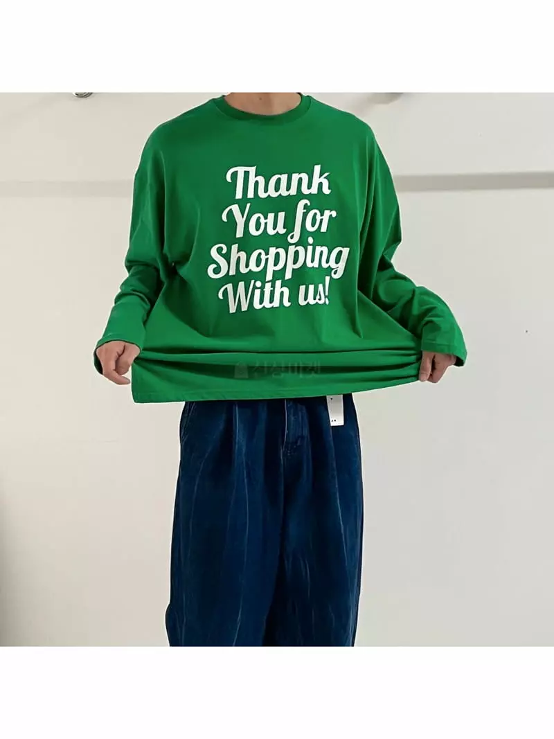 Dan - Korean Women Fashion - #womensfashion - Thank You Boxy Tee
