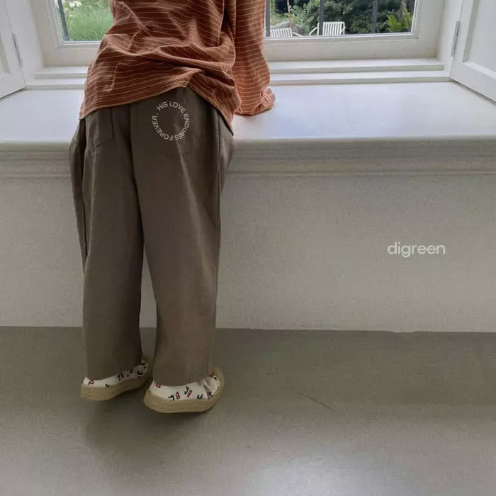 Digreen - Korean Children Fashion - #Kfashion4kids - Folder Pants