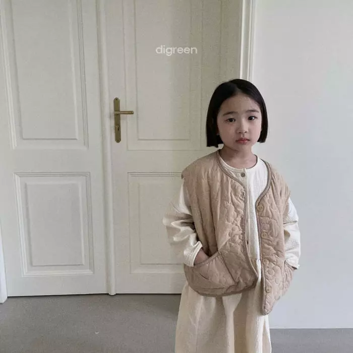 Digreen - Korean Children Fashion - #Kfashion4kids - Cloud Quliting Vest - 6