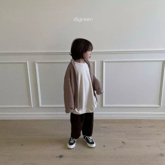 Digreen - Korean Children Fashion - #Kfashion4kids - Two Way Knit Zip-up - 7
