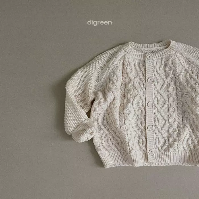 Digreen - Korean Children Fashion - #Kfashion4kids - Fisherman Cardigan - 6