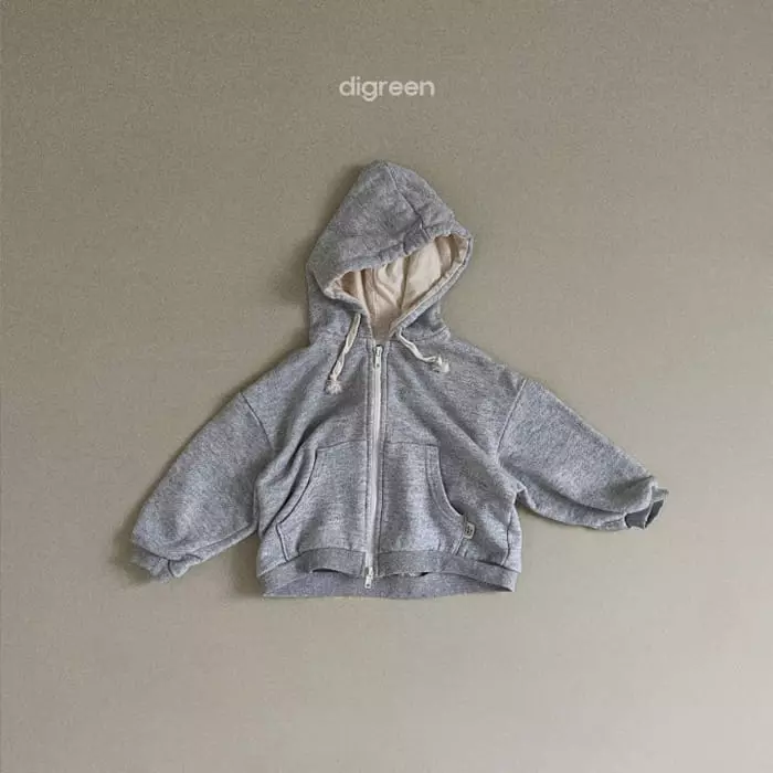 Digreen - Korean Children Fashion - #Kfashion4kids - Us Hoody Zip-up - 3