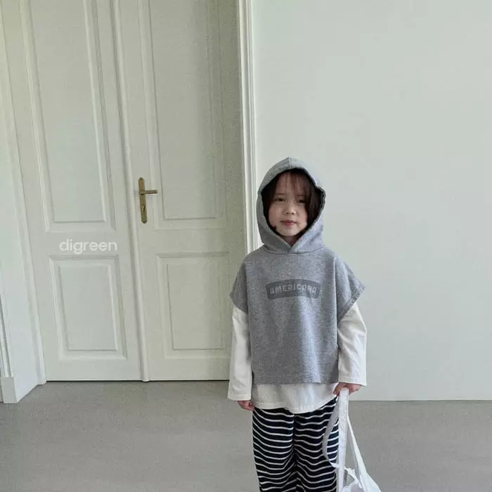 Digreen - Korean Children Fashion - #Kfashion4kids - Hoody Vest - 6