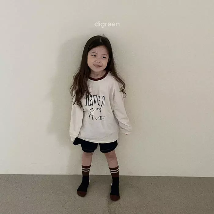Digreen - Korean Children Fashion - #Kfashion4kids - Have A Good Day Tee - 5