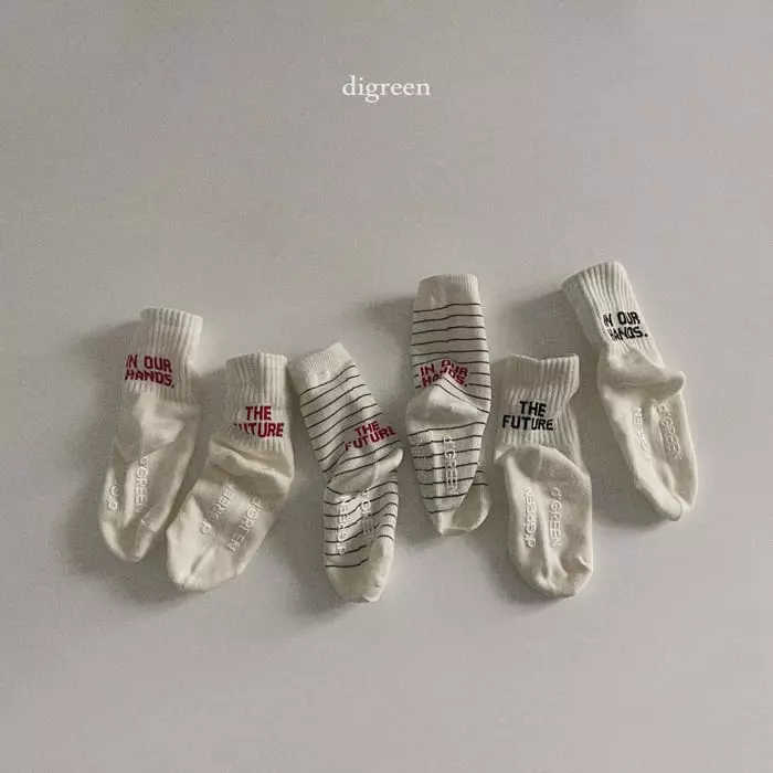 Digreen - Korean Children Fashion - #Kfashion4kids - Future Socks - 3