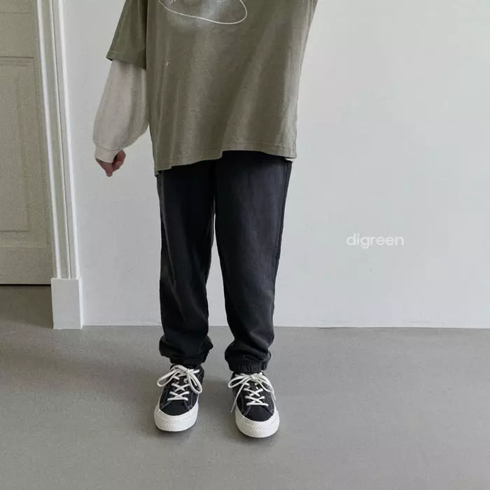 Digreen - Korean Children Fashion - #Kfashion4kids - Pig Bear Jogger Pants - 2