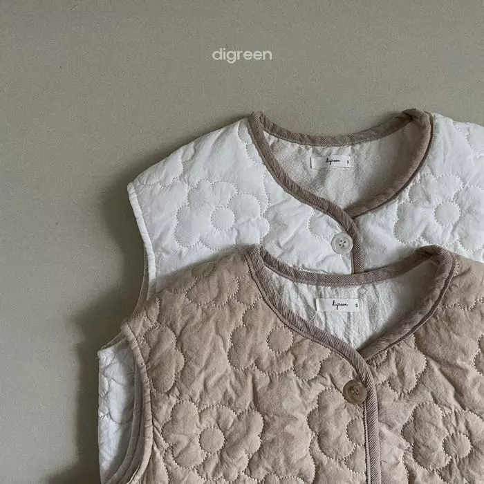 Digreen - Korean Children Fashion - #childofig - Cloud Quliting Vest - 11