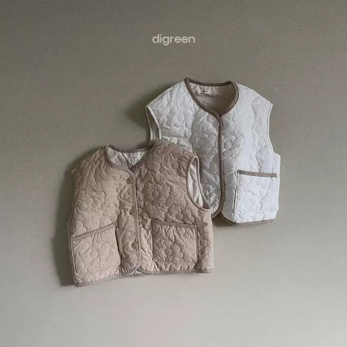 Digreen - Korean Children Fashion - #childofig - Cloud Quliting Vest - 12