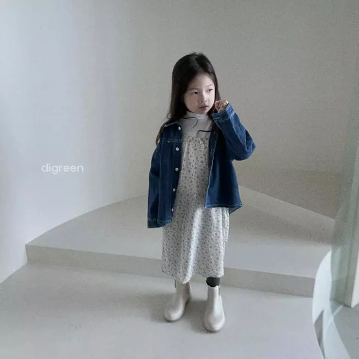 Digreen - Korean Children Fashion - #childofig - Lilly One-piece - 8