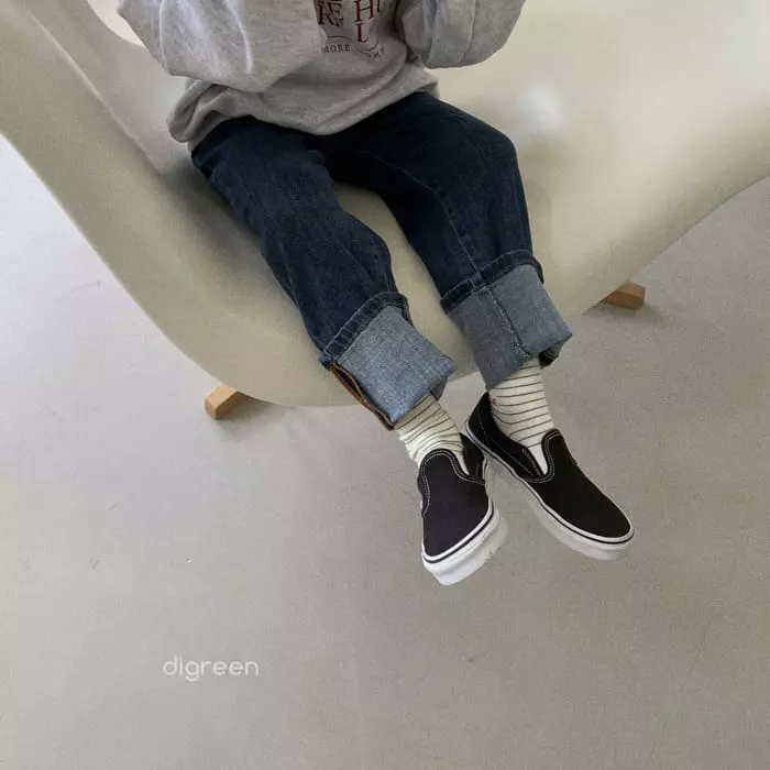 Digreen - Korean Children Fashion - #childofig - Roll Up Cell Pants - 6