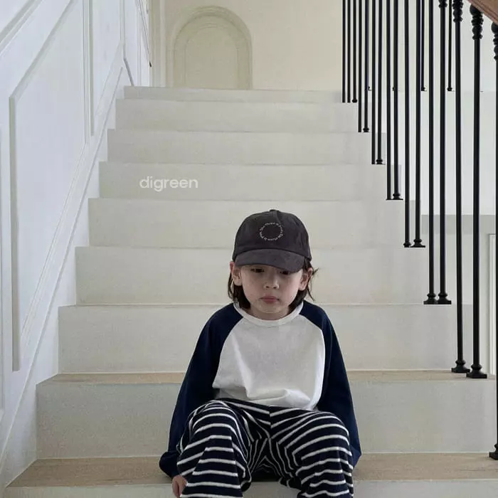Digreen - Korean Children Fashion - #childofig - AB Raglan Tee - 2
