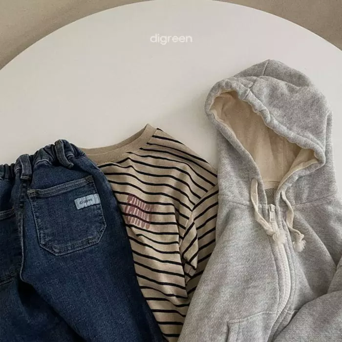 Digreen - Korean Children Fashion - #childofig - Us Hoody Zip-up - 8