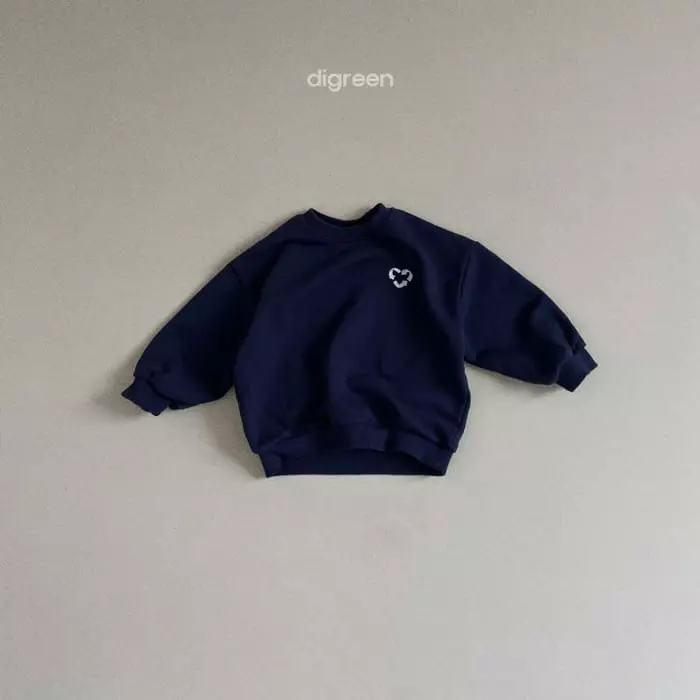Digreen - Korean Children Fashion - #childofig - Heart Sweatshirt - 7