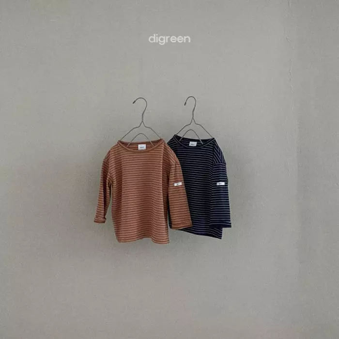 Digreen - Korean Children Fashion - #childofig - Saint Stripes Tee - 3