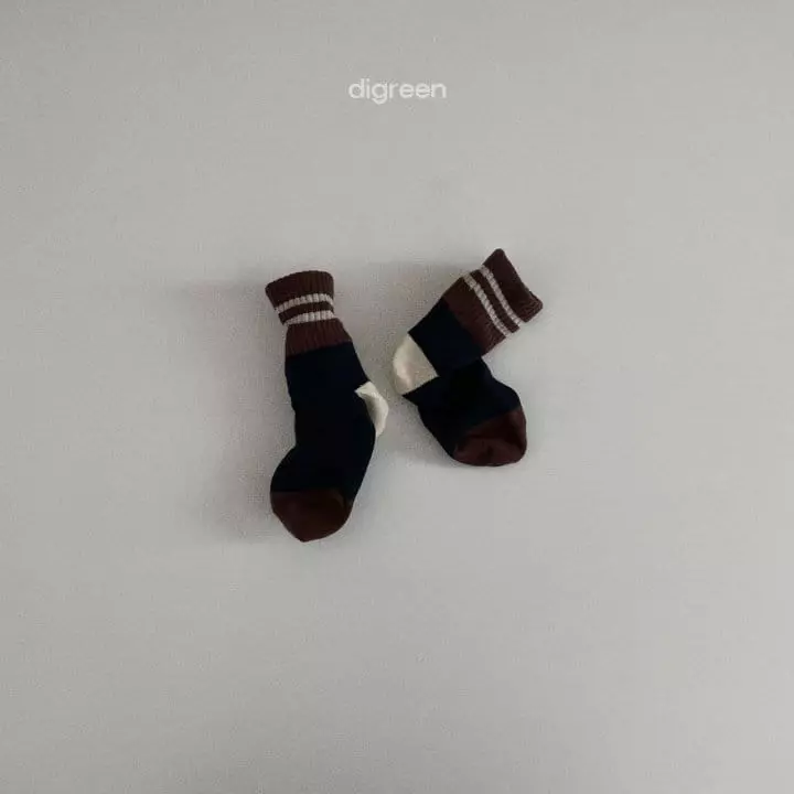 Digreen - Korean Children Fashion - #childofig - Palette Socks Set - 2