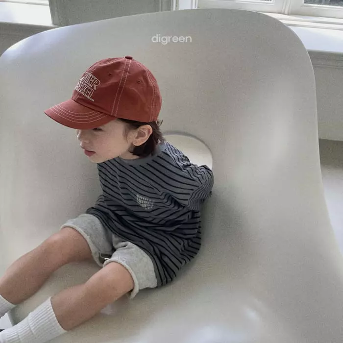 Digreen - Korean Children Fashion - #childrensboutique - Pigment Think Tee