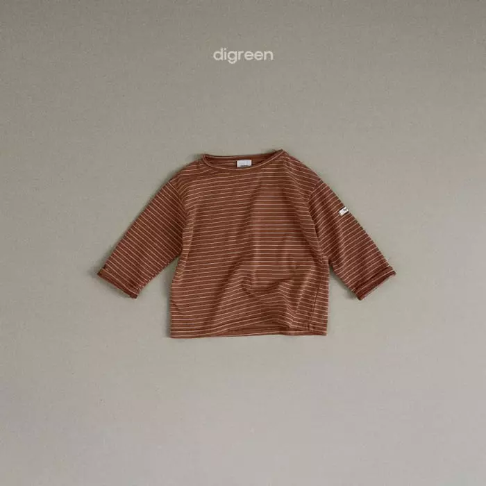 Digreen - Korean Children Fashion - #childofig - Saint Stripes Tee - 4