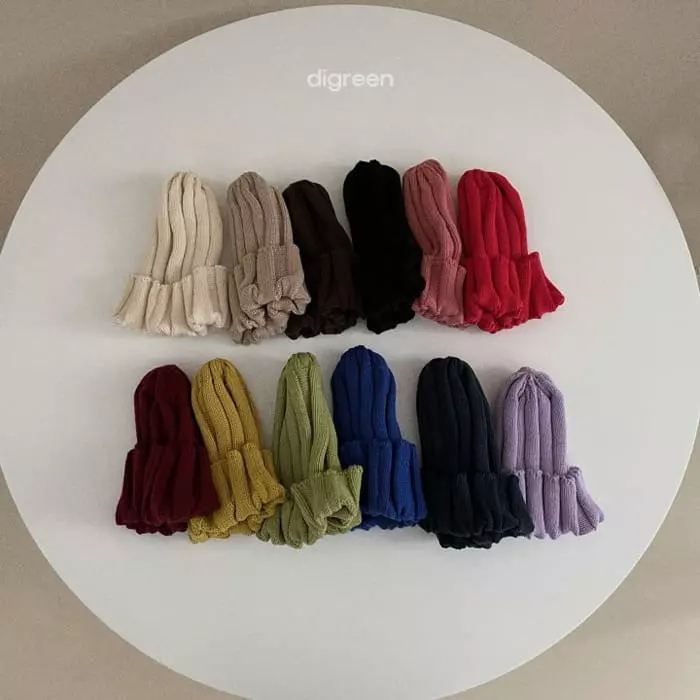 Digreen - Korean Children Fashion - #childrensboutique - Rib Beanie