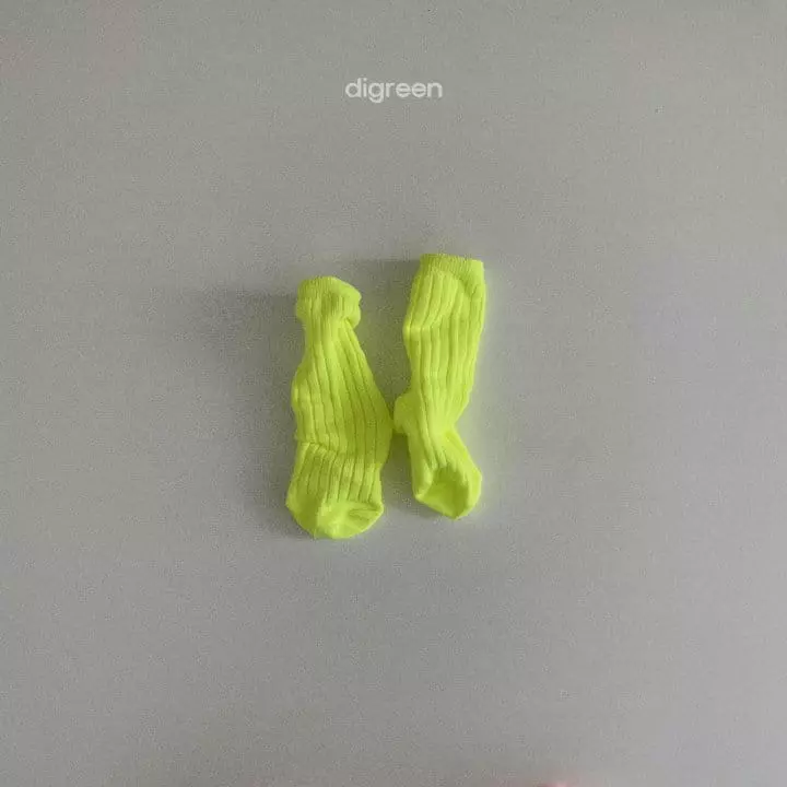 Digreen - Korean Children Fashion - #childofig - Neon Socks - 4